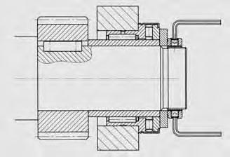 Einstellmutter Baureihe LRE Abb. 1 Abb. 2 Einstellen eines kombinierten Nadellagers auf einer Bohrspindel.