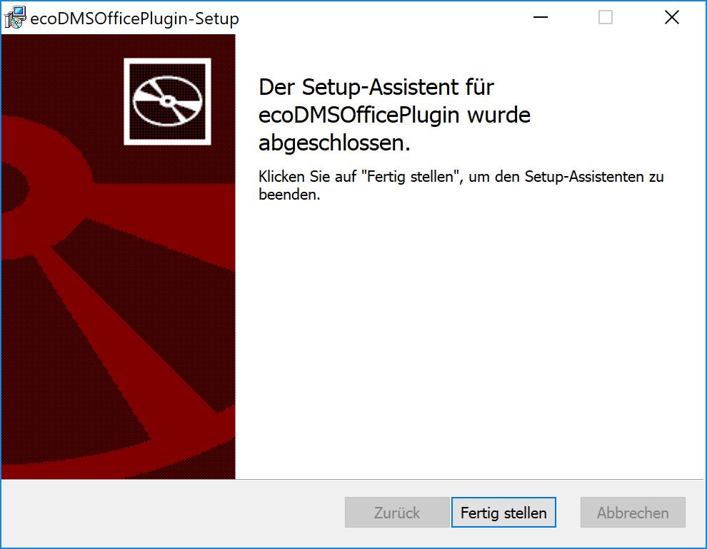 Anschließend ist über das Addon eine direkte Archivierung aus den unterstützten Office-Anwendungen möglich. Bitte beachten Sie, dass Java in Office aktiviert sein muss.