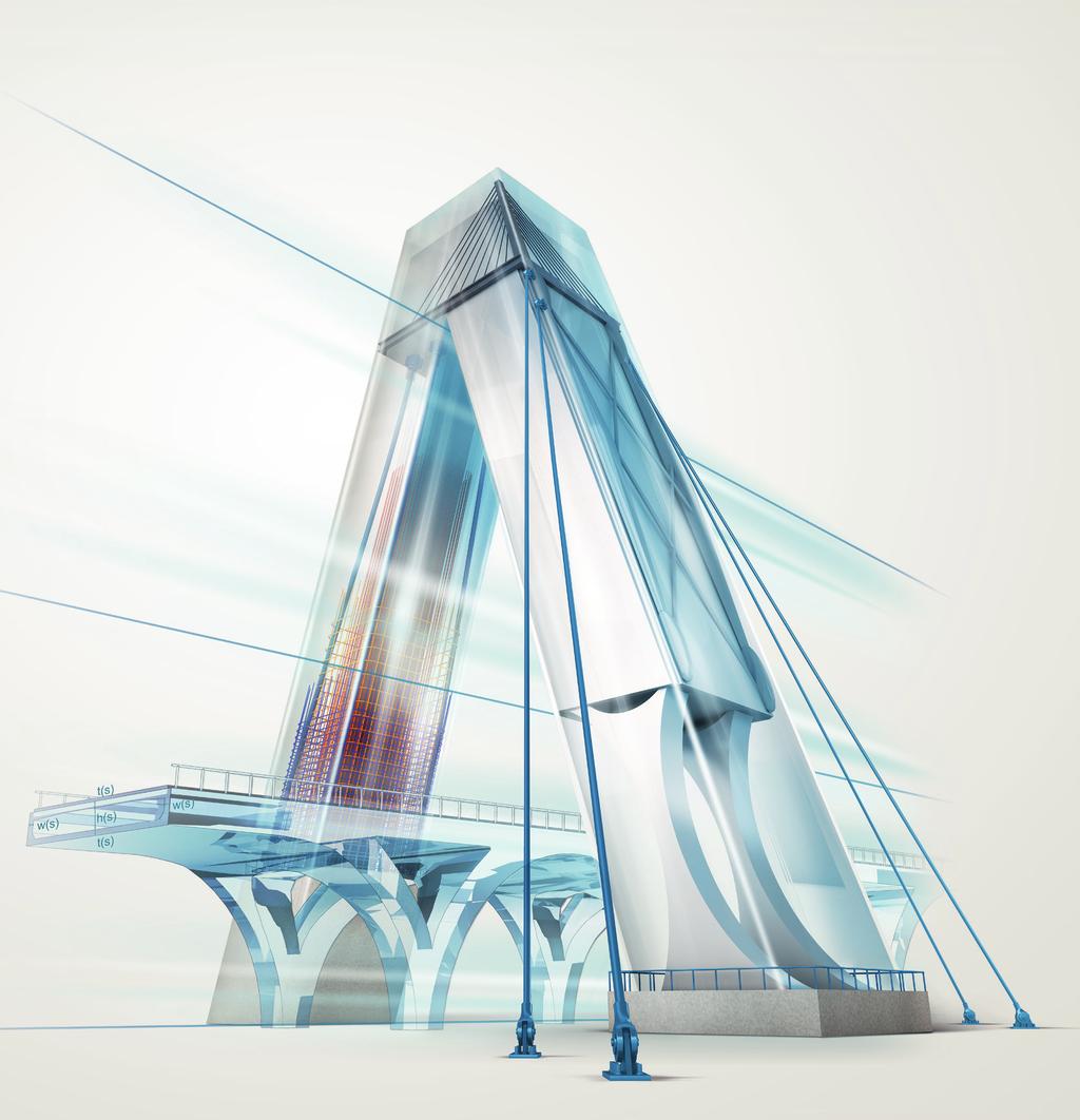 ALLPLAN BRIDGE RAISE YOUR LEVEL Allplan Bridge ist die leistungsstarke Lösung für die parametrische Modellierung von Brücken.