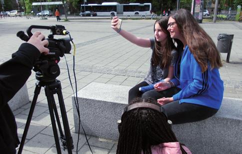 MSA Medienstelle Augsburg des JFF e.v. fanden im März und April mehrere Projekttage statt, an denen Jugendliche aus den Einrichtungen gemeinsam an einem Film arbeiteten.
