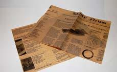 Stück pro Beutel Hamburger-Papier-Newsprint