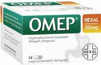 Omep Hexal 20 mg 14 magensaftresistente Hartkapseln statt 11,97 1) 9,98 Sidroga