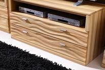 The three types of wood listed below are available to you, as solid wood in the fronts, as veneer in the carcass.