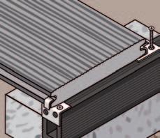 Ausreichende Dehnungsfuge zwischen den Dielen einhalten (mind. 1 mm / lfm Diele). Das Material bedarf keiner besonderen Pflege. Terrasse nur mit Wasser reinigen.