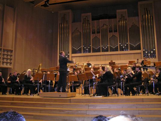 Ludescher mit dem Sinfonischen Blasorchester Vorarlberg beim WMC 2005