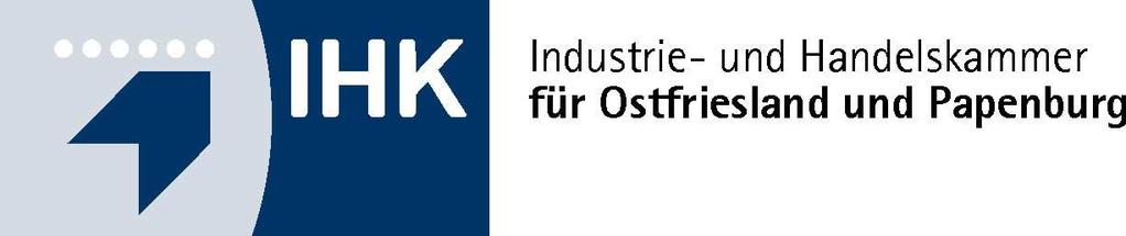 (Absender) PLZ Ort Industrie- und Handelskammer für Ostfriesland und Papenburg Postfach 17 52 26697 Emden Bei Personengesellschaften (z.b. BGB-Gesellschaft, OHG, KG, GmbH & Co.