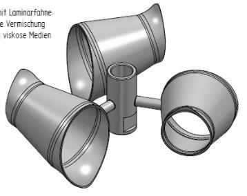 Art.: Becherrührwerk mit Laminarerzeuger Ø geschl. / pol. Ra 0.8 geschl. / pol. Ra 0.8 geschl. / pol. Ra 0.8 1.4571 1 160.