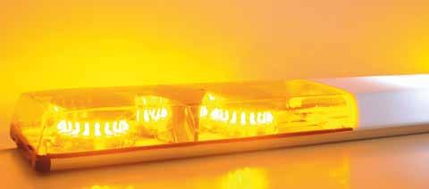 Aufbau gelbe LEDs klare Lichthauben Basisversion mit 4