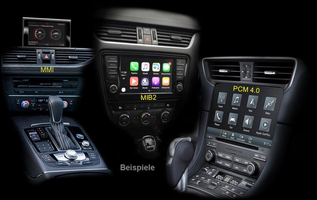 r.link Video-Einspeiser RL3-MIB-4 Passend für VAG Infotainment Systeme aus den Baukästen MIB/MIB2 High und Standard Ausführungen Passend für Audi Fahrzeuge mit MMI (MIB-basiert) Bentley Fahrzeuge mit