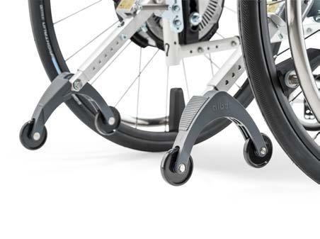 abnehmbar - Mit Aufbockfunktion zum einfachen Abnehmen der Räder - Mit automatischer