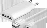 Micro-USB Kabel mit Micro-USB Anschluss für viele Smartphones geeignet 2,1 A für schnelles Laden direkt an der