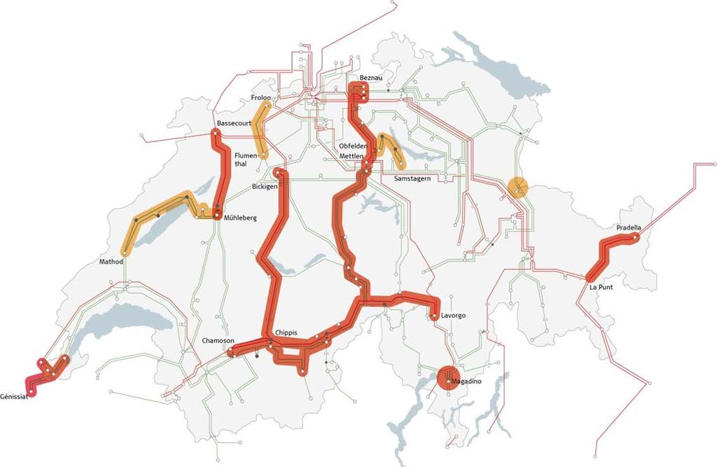 Strom: Service public für die Schweiz Swissgrid: Strategisches Netz 2025