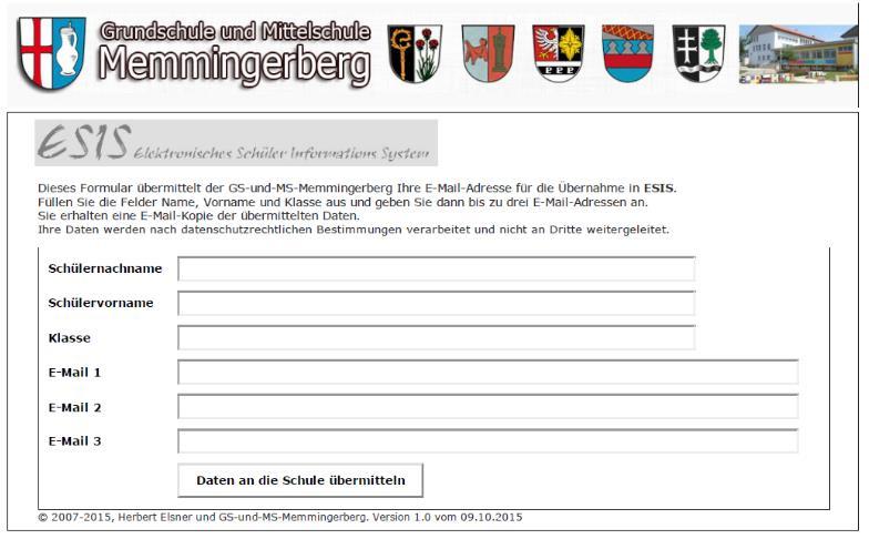 Wie können Sie sich anmelden? Die Registrierung erfolgt über die Schulhomepage www.gsmbg.de oder www.msmbg.de im Menü Eltern unter dem Punkt ESIS-Anmeldung.