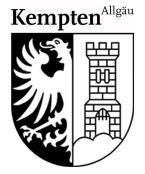 Kemptener Stadtrecht Satzung des Zweckverbandes Erholungsgebiete Kempten (Allgäu) und Oberallgäu Vom 05. Dezember 1973 Seite I.
