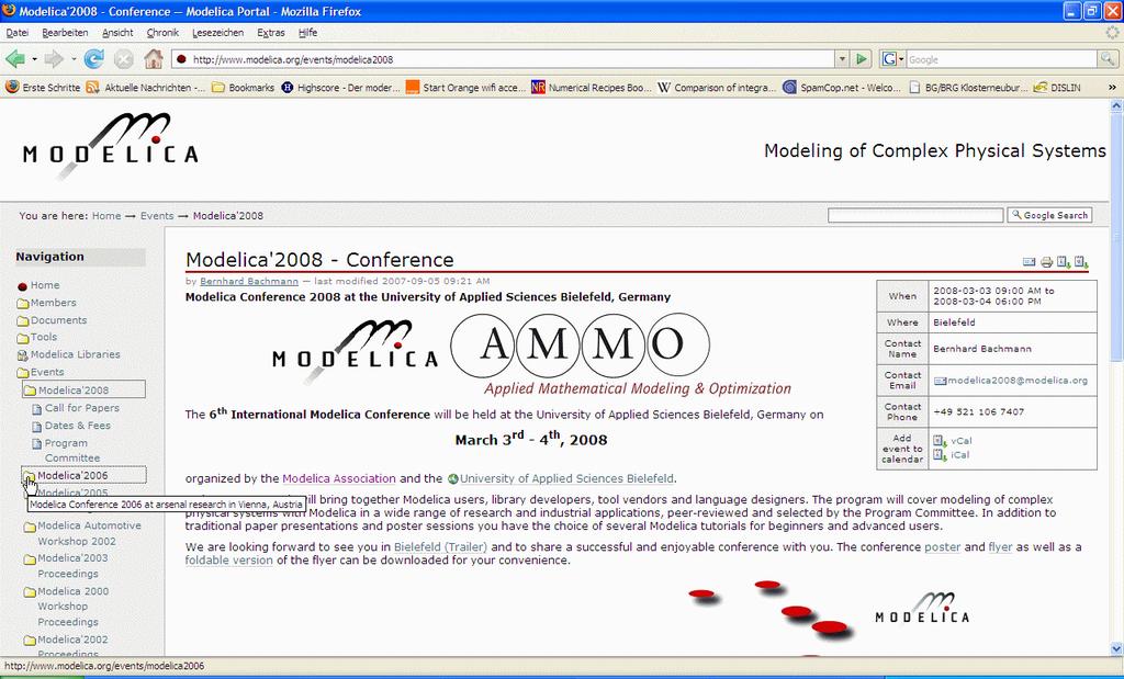 Modelica Conference www.haumer.