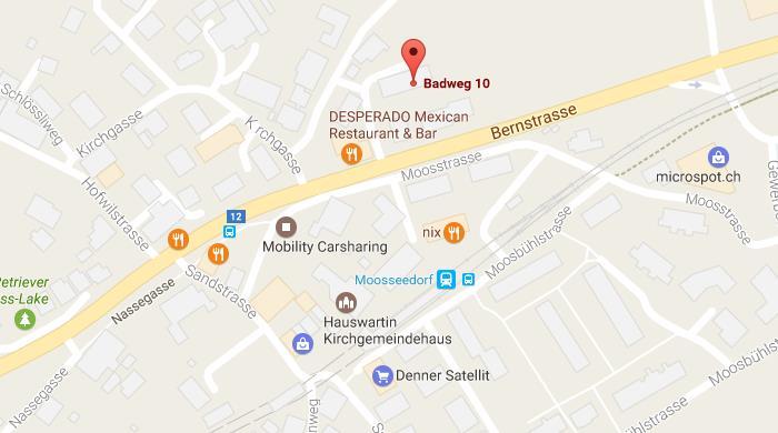 Allgemeine Informationen Lage Das Verkaufsobjekt befindet sich in einem Mehrfamilienhaus mit 8 Wohnungen in einem ruhig gelegen Quartier am Badweg 10 in Moosseedorf.