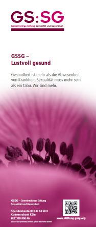 Der Weg zu uns GSSG Gemeinnützige Stiftung Sexualität und Gesundheit Vor Ort: Odenwaldstraße 72, 51105 Köln Telefonisch: 0221 340 80 40
