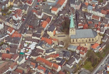 EILDIENST 1/2019 Kurznachrichten Luftbild Unnaer Stadtkirche. Auflösung kostenfrei unter Datenlizenz Deutschland 2.0 veröffentlicht werden. Alle Luftaufnahmen des Kreises Unna sind unter http://www.