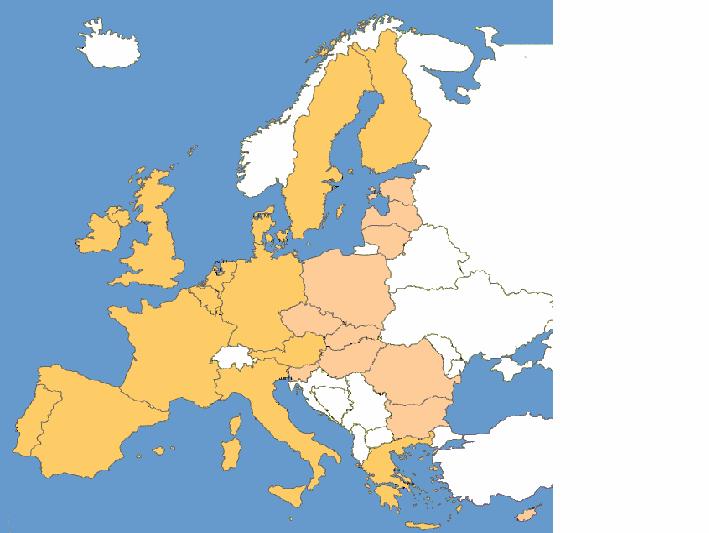 Slowakei 19 % Ungarn 16% Litauen 15 % Polen 19 % Tschechien 28 % Portugal 33 % Schweiz Spanien 25 % 35 % Italien 34 % Griechenland
