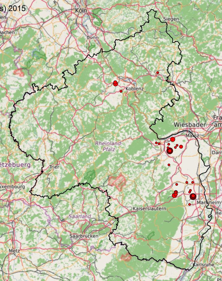 ESSEL et al.: Ausbreitung des Bienenfressers in Rheinland-Pfalz von 1992 bis 2015 341 Abb.