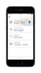 Sie können mit der Volvo On Call App die Standheizung bedienen, eine Adresse an Ihr Navigationssystem senden, das Fahrzeug ent- und verriegeln oder Informationen wie Kraftstoffstand, Reichweite und