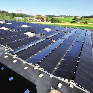 Keine gewährleistungsrechtliche Vermischung der Gewerke Durch den separaten Aufbau der Solarunterkonstruktionen, bei dem keine Dachhautdurchdringung