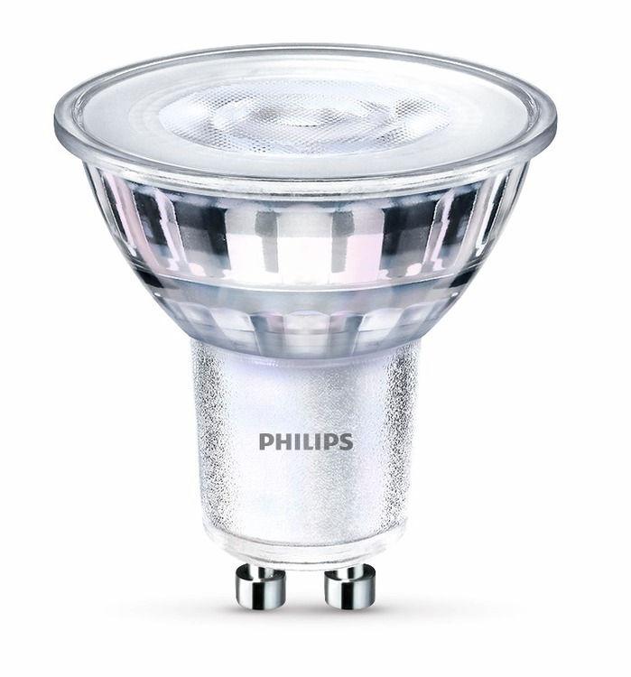 Wie bei traditionellen Glühlampen erzeugen diese Philips Spots warme Lichttöne im gedimmten Zustand, so dass Sie von einer funktionalen Beleuchtung für die tägliche