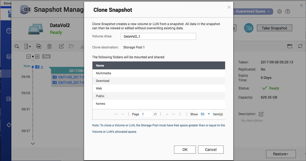 Snapshot Clone für schnelle Testszenarien Schnelles erstellen eines Volumens oder LUNs
