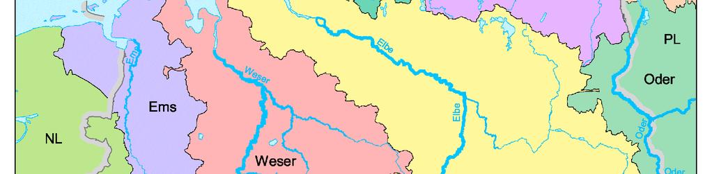Deutschland Rhein Elbe