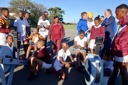 September 2018 ka sehen: Der Club fährt regelmäßig zu Regatten in Kapstadt, Johannesburg oder Durban und führt Trainingslager auf einem Stausee in Höhe von 1.100 Metern durch. Alle Fotos: J.