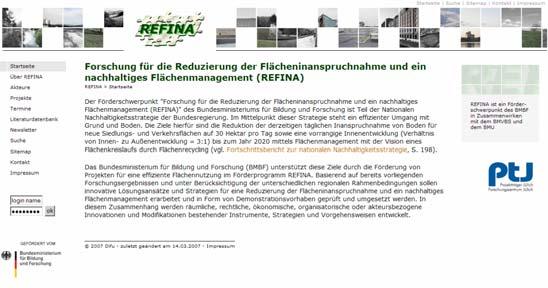 Webseite und Newsletter www.refina-info.de inkl.