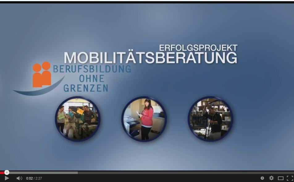Video: Azubis sagen Danke Mobilitätsberatung Die Erfolge, die das BoG-Netzwerk erzielt hat, werden besonders deutlich in dem Video, das unter der Leitung von Mobilitätsberaterin Anja Haschberger (HWK