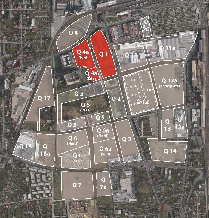 Untersuchungsobjekt Wohnen 37.823 m² BGF Büro 37.