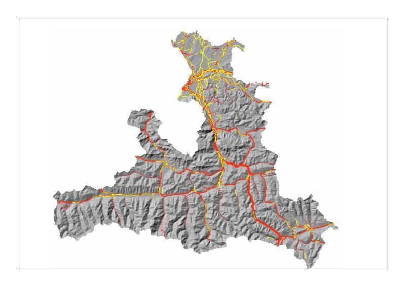 Von 1523 Straßenkilometer des übergeordneten Salzburger Straßennetzes liegen 665 km innerhalb der