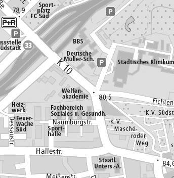 Abschnitt 2 und 3 - Verknüpfungspunkte Wegebeziehungen Verknüpfungspunkte dienen der Verbindung von Stadtbahn und Bus Beispiel: Anbindung von Mascherode und