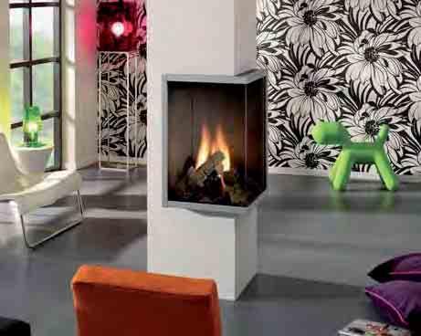 3 SIDED FIREPLACES