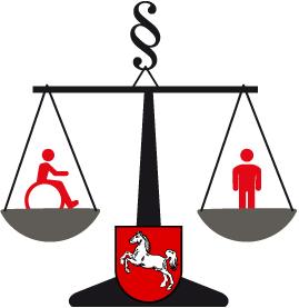 Es gibt ein Gesetz. Das Gesetz heißt: Niedersächsisches Gesetz zur Gleichstellung von Menschen mit Behinderungen. Die Abkürzung ist NGGB.