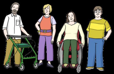 Menschen mit Behinderung sind Bürger und Bürgerinnen wie alle anderen auch.