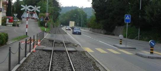 Bis vor den Übergang Reutenenstrasse verlief die Fahrt ohne spezielle Vorkommnisse. Ca. auf der Höhe des Reutener-Übergangs (ca.