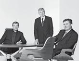 Wer mehr vom Sitzen versteht, verschafft jedem Menschen seinen richtigen Platz. Geschäftsführer in zweiter und dritter Generation: Helmut, Werner und Joachim Link (v. l. n.