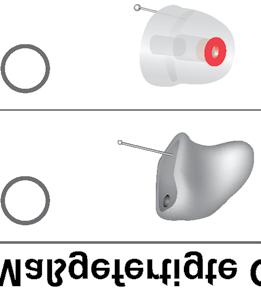 Sie können die folgenden Standard-Ohrstücke verwenden: Standard-Ohrstücke Click Sleeve