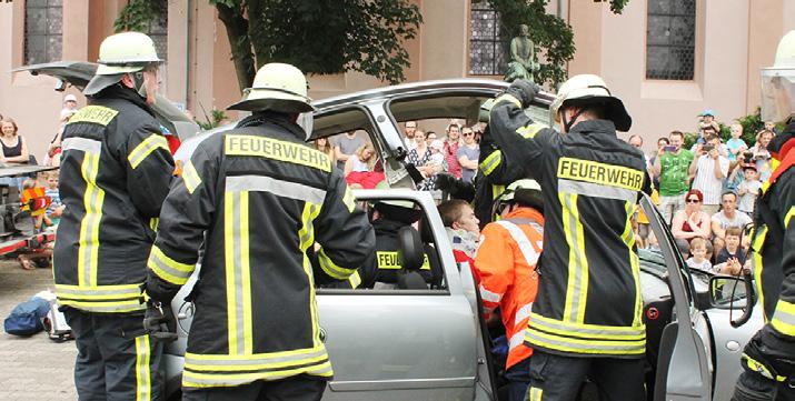 Auch in diesem Jahr haben sich die großen und kleinen Besucher beim Fest der Freiwilligen Feuerwehr Bretzenheim über viel Spaß und vor allem Spannung freuen können.