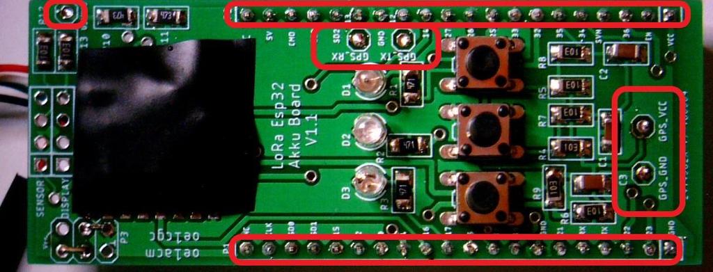 Schritt 4: Stiftleisten, Gps-Stecker und Akkumonitoringanschluss1 löten Der rote und schwarze Draht, des beim GPS-Modul beiliegenden, Kabelsets wird auf ungefähr 9 cm, der grüne