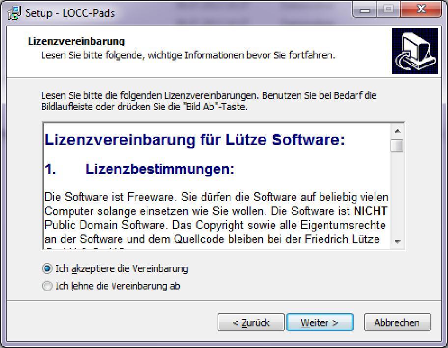 Handbuch LOCC-Box-Net, LOCC-Pads 5.
