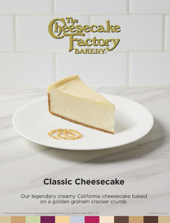 Backwaren Bistro Plain Cheesecake Cremiger Käsekuchen,