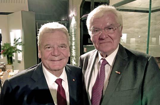 Nachrichten DBS-Ehrenpreis für Bundespräsident a.d. Joachim Gauck Bundespräsident a.d. Joachim Gauck im Gespräch mit Johannes Ruland Am 25.