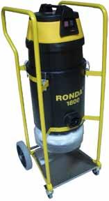 Typ 800H Longopac Industriesauger für grosse Feinstaubmengen RONDA 800H Longopac Industriesauger Longopac ist für große Mengen feiner und/oder gesundheitsgefährdender Stäube gut geeignet.