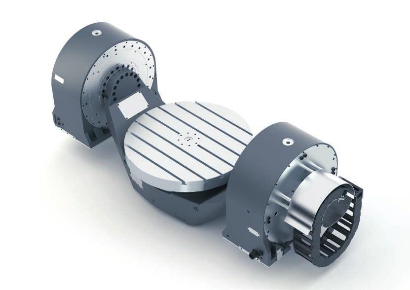 Modular erweiterbar A-Achse + + Pneumatische Klemmung + + Leckageüberwachung + + Drucküberwachung + + Kabelschlepp + + Messsystem mit erhöhter Genauigkeit für alle marktüblichen Steuerungen C-Achse +