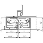 2 TE 540 3D para puertas funcionales y puertas para proyectos no solapadas Bisagra Productos (Sentido DIN: Utilizable a derechas e izquierdas según DIN) Hasta 20 kg Acabado Latonado pulido Unidad de