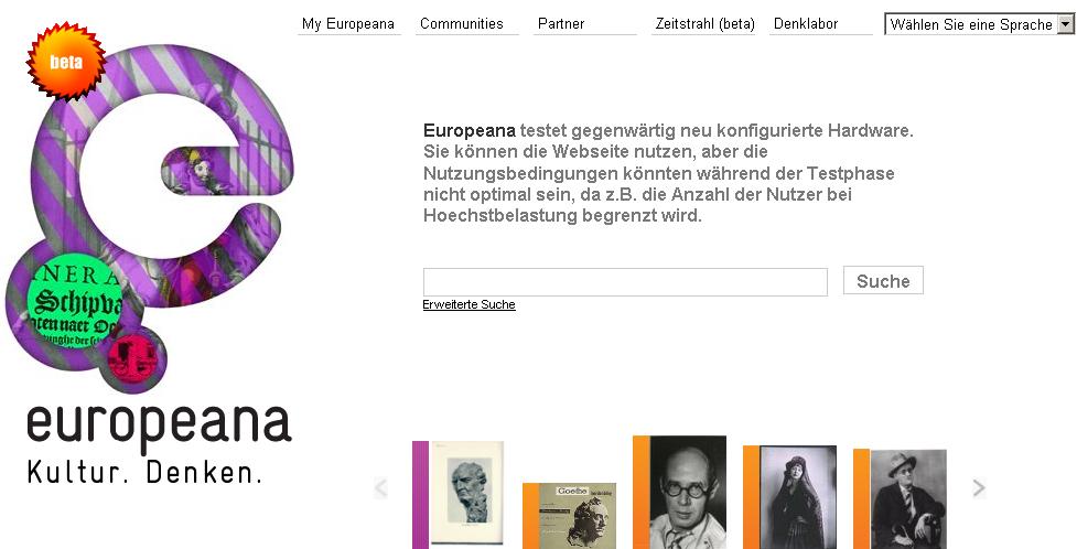 Europeana (European Digital Library) J.